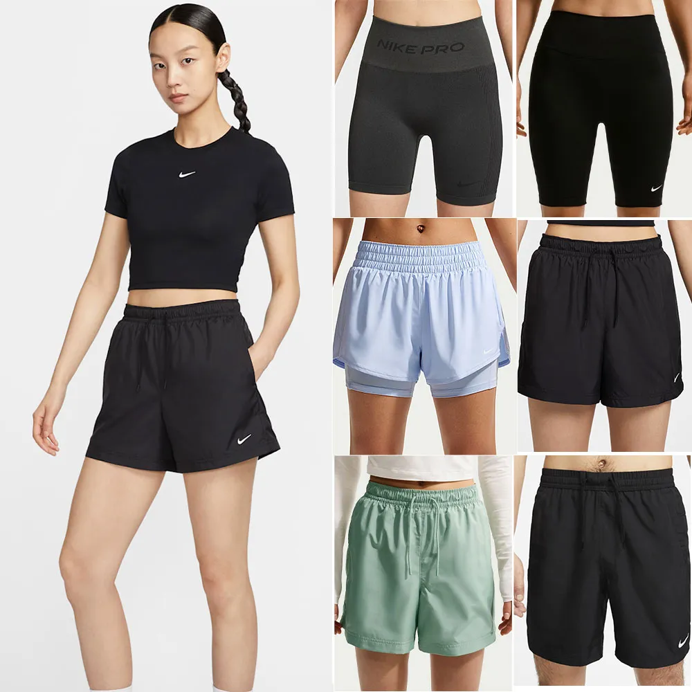 【NIKE 耐吉】運動褲 短褲 瑜珈褲 AS W NP DF SMLS HR 5IN SHORT Dri-FIT 男女 多款 (IO0582-010&)