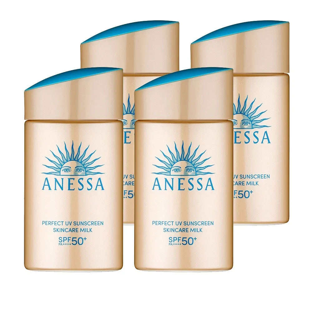 【ANESSA 安耐曬】金鑽高效防曬露NA 5X版 60mLx4入組