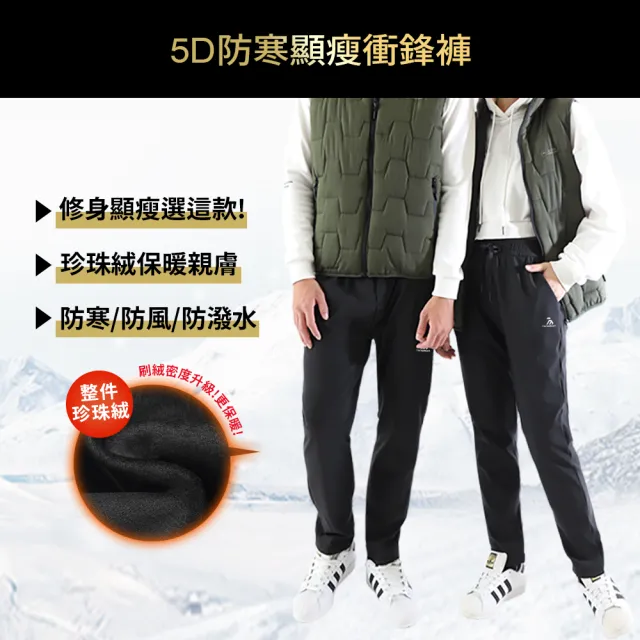 【JU SHOP】買一送一!SGS認證軟殼防寒加絨衝鋒褲/超厚暖褲(工作褲 長褲 休閒褲 保暖褲 防風 防潑水 刷毛)