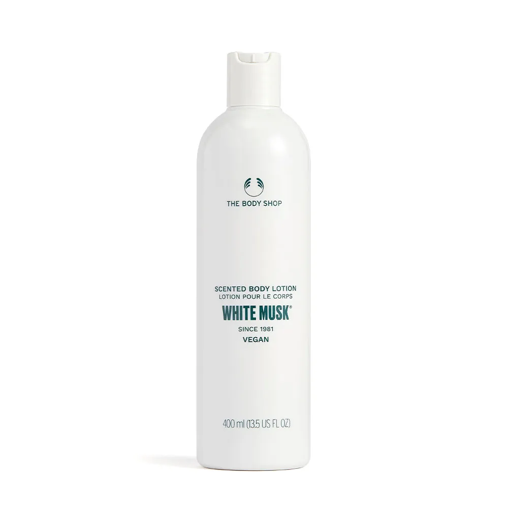 【THE BODY SHOP 美體小舖】白麝香身體潤膚乳-400ML(身體乳)