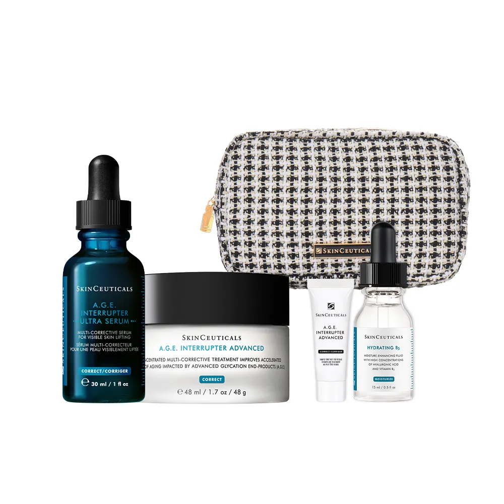 【Skin Ceuticals 修麗可】A.G.E.極效賦活緊緻精華 30ml+AGE普拉斯鏈活膚緊緻霜 48ml_禮盒組