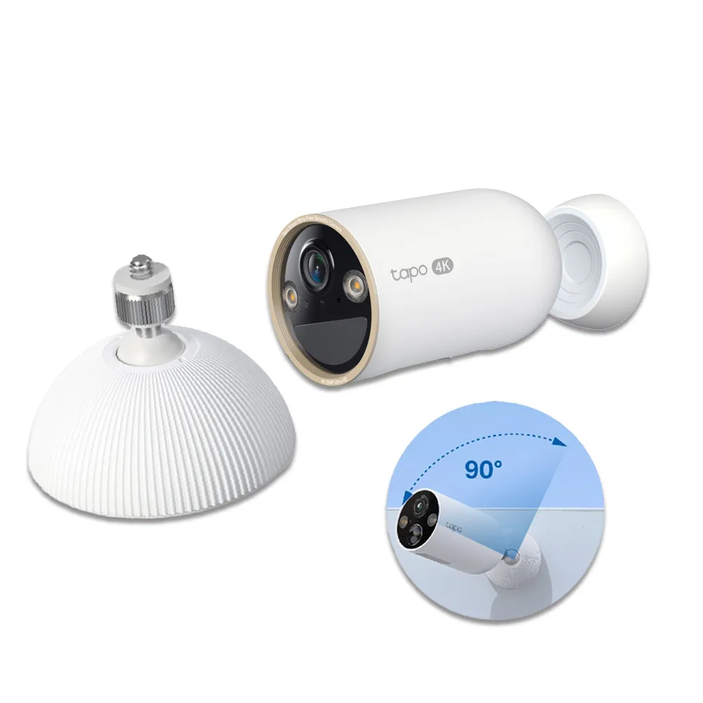 (磁吸底座組)【TP-Link】Tapo C460 4K 800萬畫素 Wi-Fi無線 室內/室外監視器 電池機