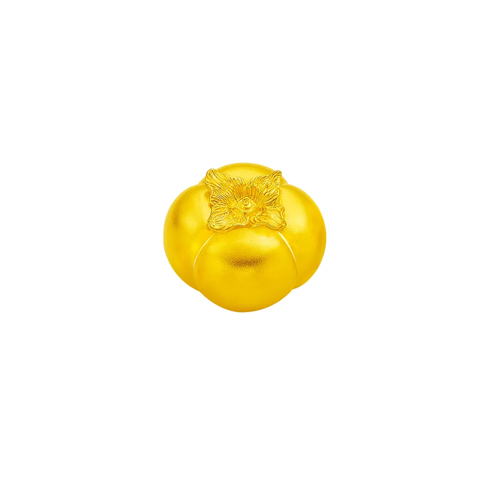 【Just Gold 鎮金店】好柿連連 10g 黃金擺件