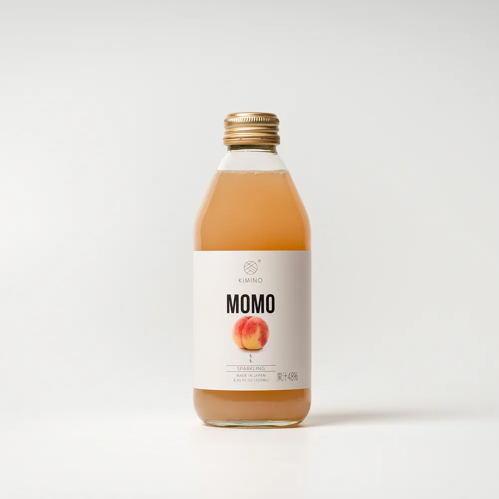 【KIMINO】山梨白桃氣泡果汁(250ml/6入)