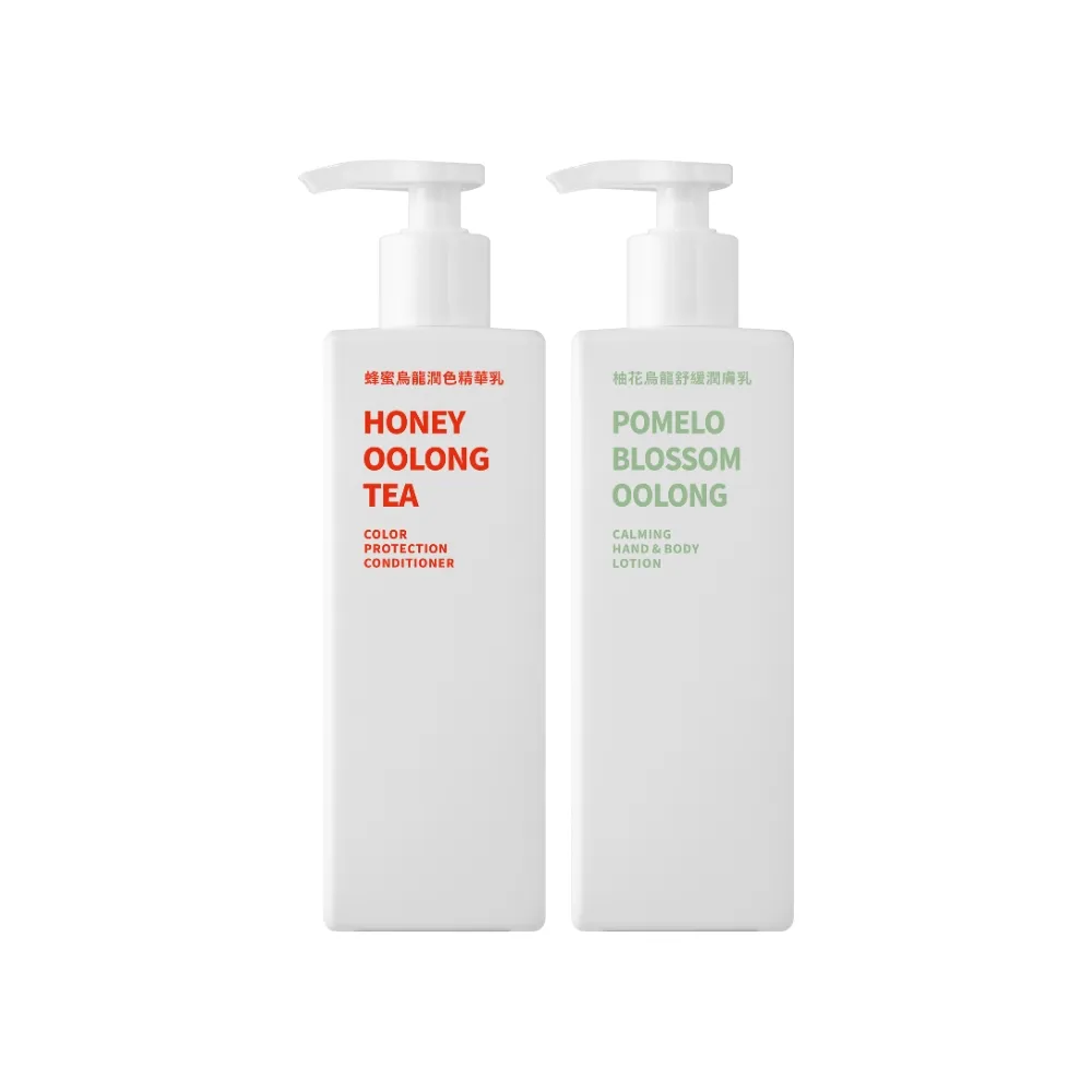 【伊聖詩】一日茶道TEAORY 飯店茶萃潤髮/潤膚系列 400ml(momo獨家/蜂蜜烏龍精華乳/柚花烏龍潤膚乳)