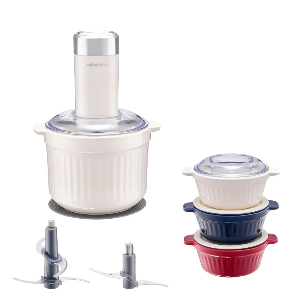 【morphy richards】英國摩飛《小鮮備》Prep & Store 保鮮備料陶瓷碗食物調理機(寶寶副食品一機搞定)