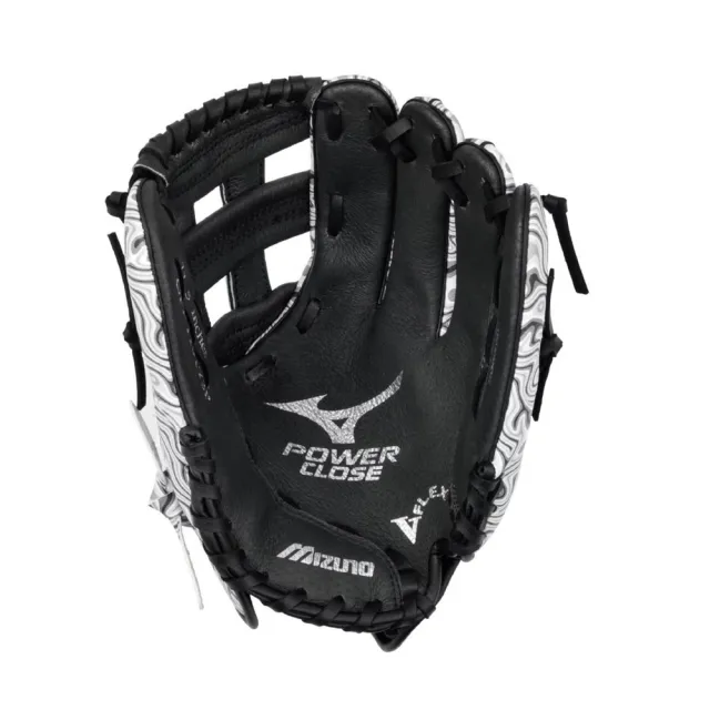 【MIZUNO 美津濃】守備手套 少年用手套 11.5吋 壘球 棒球 黑白(1ATGY26843)