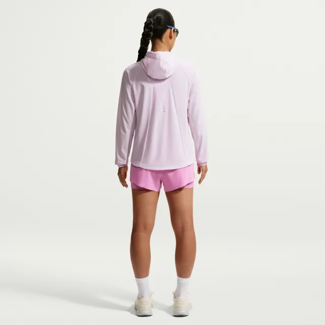 【NIKE 耐吉】外套 女 運動連帽外套 防潑水 AS W NK SWIFT RPL PKBL JKT 粉 HQ0651-583 (3S5070)