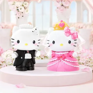 【YENDAR 研達】三麗鷗Hello Kitty&Dear Daniel世紀婚禮系列公仔盲盒[8入/中盒](浪漫婚禮)