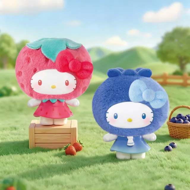 【YENDAR 研達】三麗鷗HELLO KITTY 水果屋系列盲盒[8入/中盒](夢幻場景)