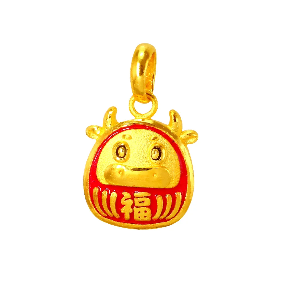 【2sweet 甜蜜約定】牛年純金墜飾彌月款-約重0.70錢(牛年金飾 寶寶 彌月禮)
