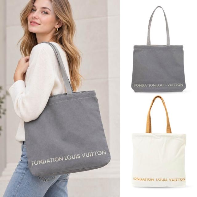 【Louis Vuitton 路易威登】LV 限量版博物館基金會帆布袋 托特包 (多款選)
