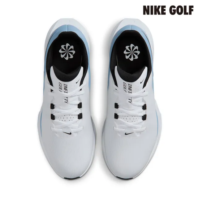 【NIKE GOLF】男女同款 Nike Infinity G 24 寬版高爾夫鞋 藍/白色(FN0565-105)
