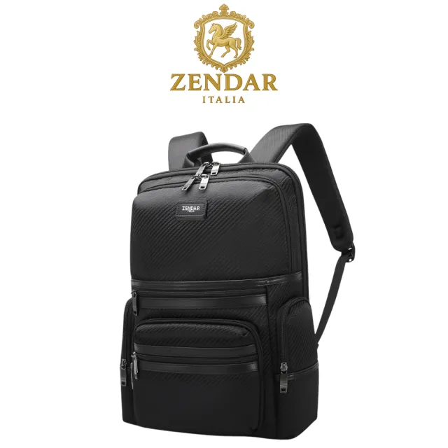 【ZENDAR】台灣總代理 限量3折 頂級高彈性電腦後背包 CITY系列 全新專櫃展示品(15吋 男包)