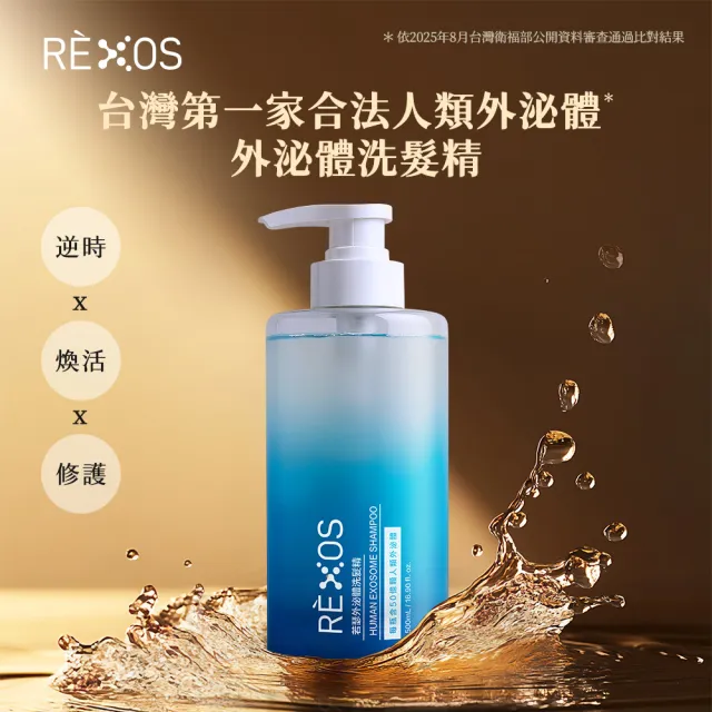 【REXOS 若瑟】外泌體洗髮精500ml