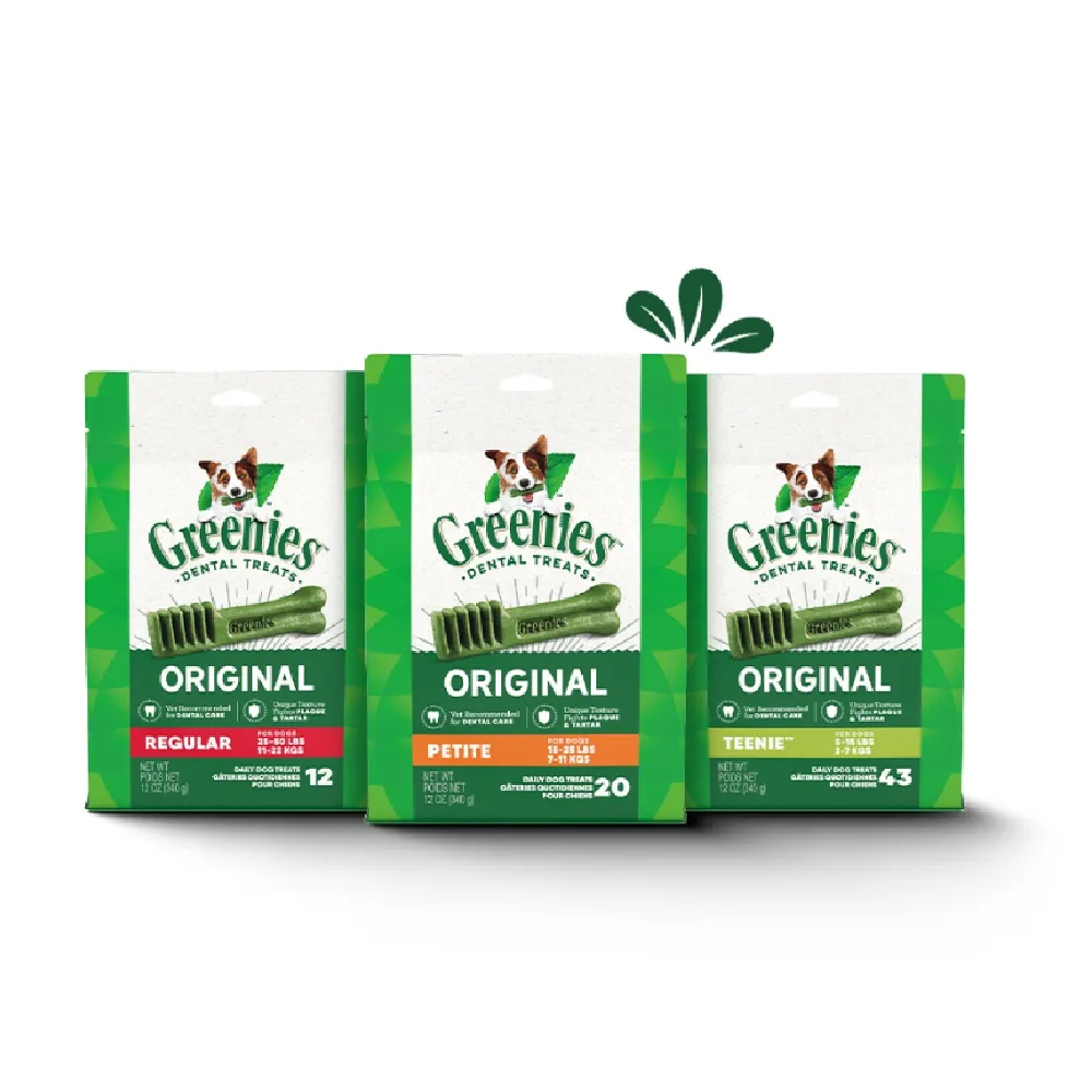 【Greenies 健綠】 狗潔牙骨 原味 12oz*2入 寵物/潔牙骨/狗食