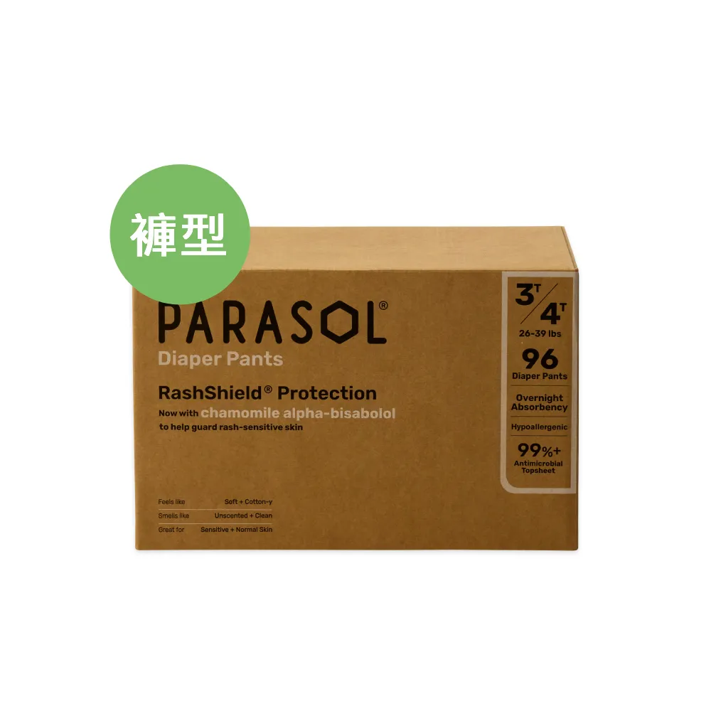【PARASOL】總代理｜進化版_Clear+Dry® 新科技水凝果凍褲 囤貨箱購組 褲型尿布L-XXL(2包/箱)
