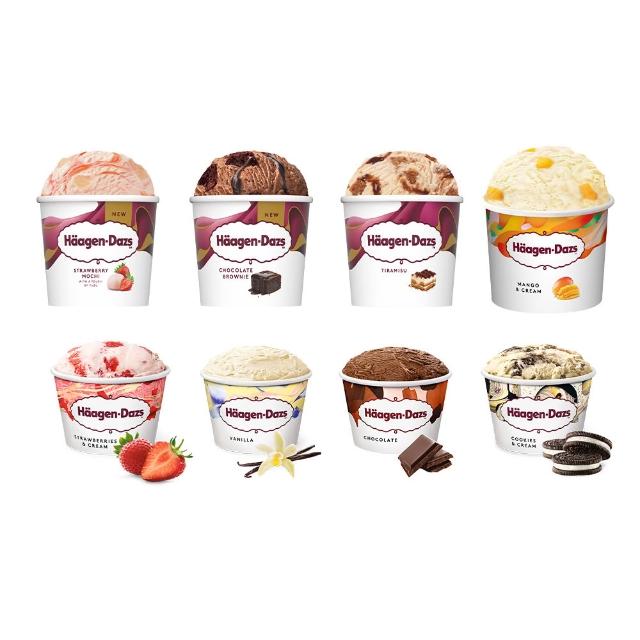 【Haagen-Dazs 哈根達斯】momo獨家★迷你杯24入組 (9/12抗漲$41/杯) 中秋 禮物
