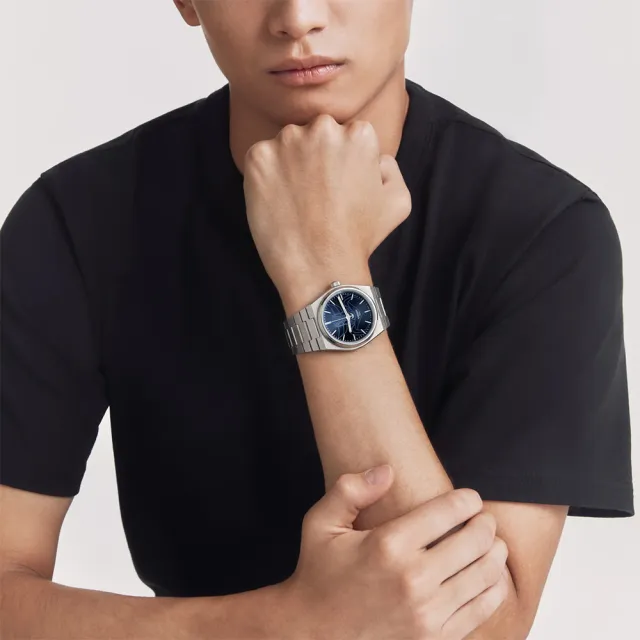 【TISSOT 天梭】PRX系列 無敵鐵金剛 特別版 機械錶-40mm 送禮 禮物(T1374071104102)