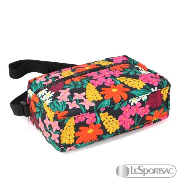 【Lesportsac】側背隨身包(繁花盛開)
