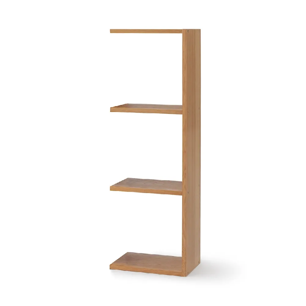 【MUJI 無印良品】自由組合層架/橡木/3層/追加用(大型家具配送)