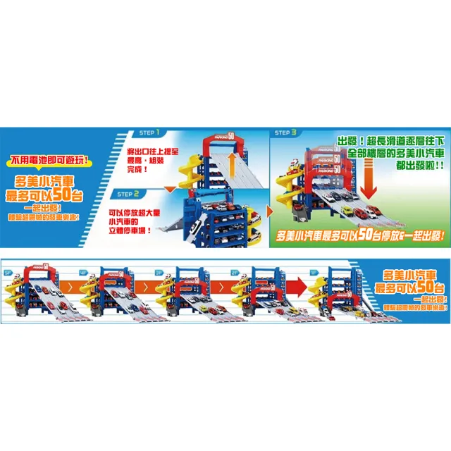 【TOMICA】TOMICA 50連發 巨型停車塔