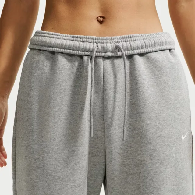 【NIKE 耐吉】AS W NK STDO FLC MW HR OS CFF 灰色 長褲 運動棉褲 女款 休閒褲 IM8075-063