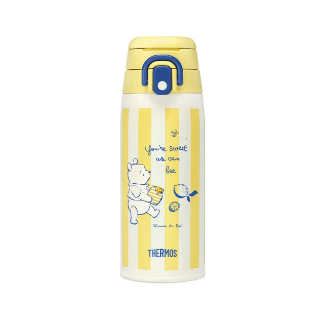 【THERMOS 膳魔師】小熊維尼100週年不鏽鋼可提式真空保溫瓶550ml(JOS-550WP-HDLM)
