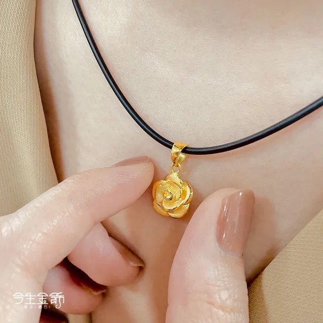 【今生金飾】漫之玫麗墜(黃金墜飾 網路獨賣)