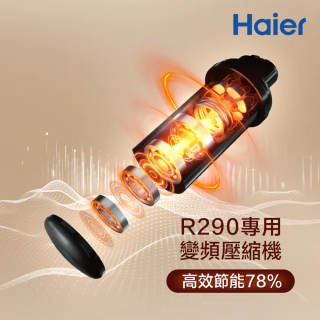 【Haier 海爾】250L R290變頻熱泵熱水器 M7系列(HP250M7-F9(UK) 不含安裝)
