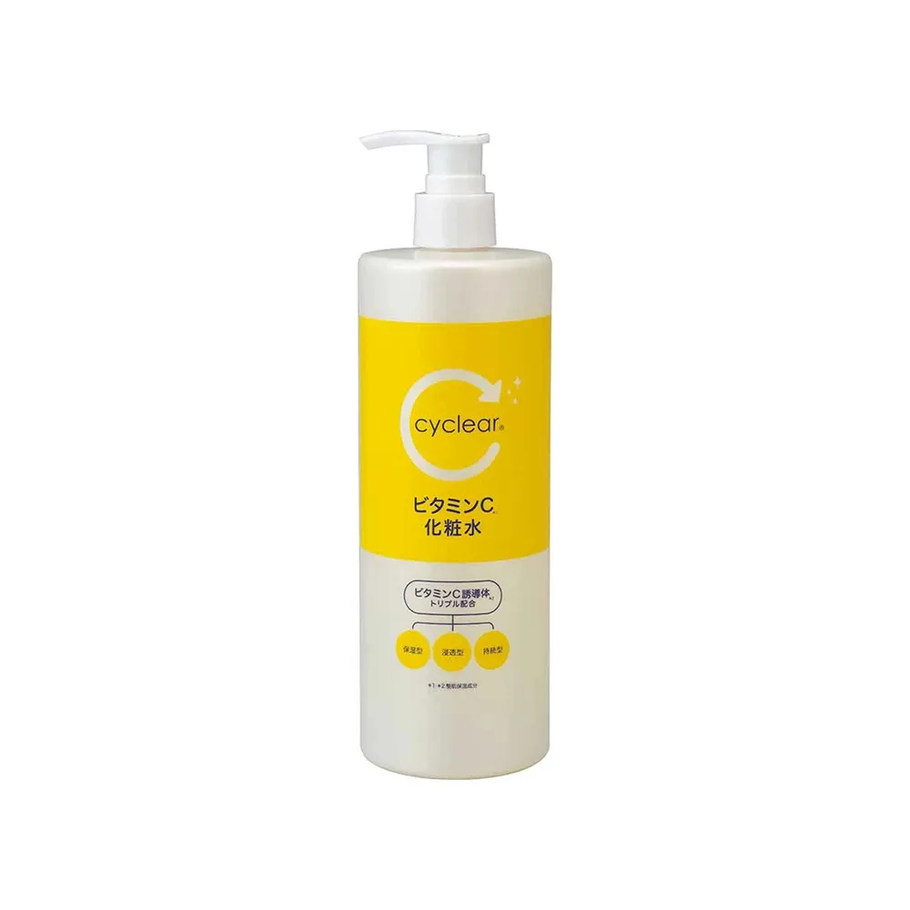【KUM 熊野】cyclear 維他命C化妝水500ml