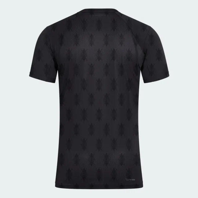 【adidas 愛迪達】短袖上衣 男 訓練 慢跑 吸濕排汗 亞規 CLUB GRAPH TEE 黑 KS8307(S3464)