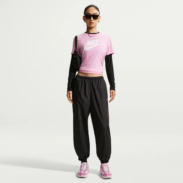 【NIKE 耐吉】長褲 女 運動褲 寬鬆 AS W NK UV CLSSC JOGGER 黑 IM8164-010