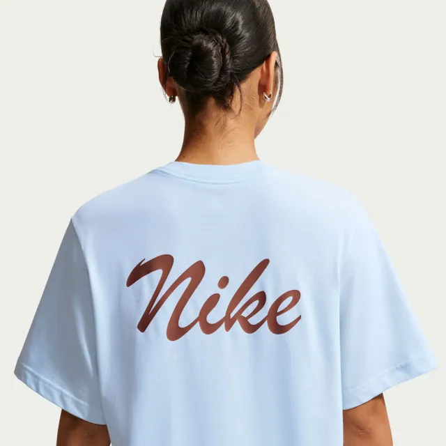 【NIKE 耐吉】短袖上衣 女 T恤 寬鬆 AS W NSW SS TEE BOXY 藍 IW1213-407(3S4999)