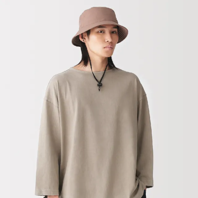【MUJI 無印良品】撥水加工漁夫帽(墨灰/黑色/米色/煙燻粉)56.5-59cm
