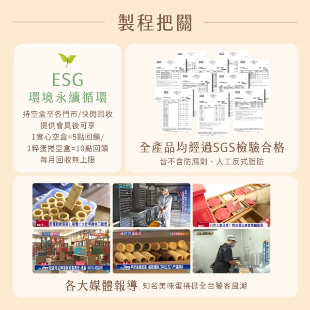 【實心蛋捲】同月雙蛋捲禮盒(同月紅)-粹蛋捲*1+實心蛋捲*2/2件(含)以上僅能宅配(送禮推薦/多種口味)