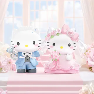 【YENDAR 研達】三麗鷗Hello Kitty&Dear Daniel世紀婚禮系列公仔盲盒[單盒](浪漫婚禮)