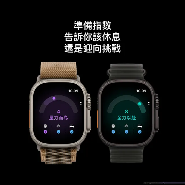 鋼化保貼組【Apple】Apple Watch Ultra 4 GPS+Cellular 49mm(鈦金屬錶殼搭配越野錶環)
