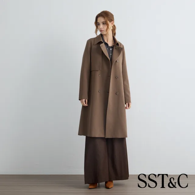【SST&C】女裝_深咖色高腰女士長褲82126916002(限時85折)