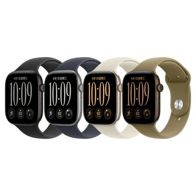 【Apple】Apple Watch Series 12 GPS 46mm (鋁金屬錶殼搭配運動型錶帶)