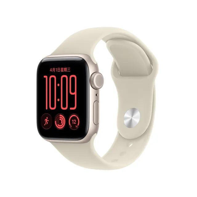 米蘭錶帶組【Apple】2026 Apple Watch SE3 LTE 40mm(鋁金屬錶殼搭配運動型錶帶)
