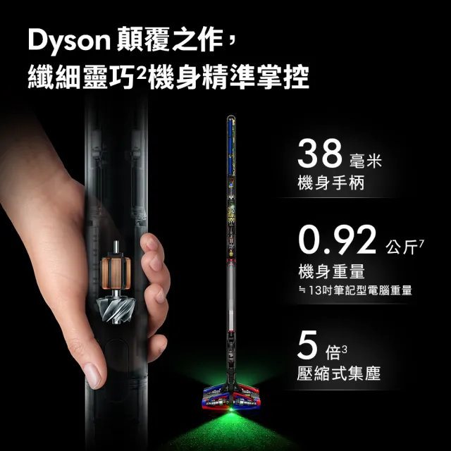 【dyson 戴森】PencilVac Fluffycones SV50 鉛筆吸塵器/筆型吸塵器
