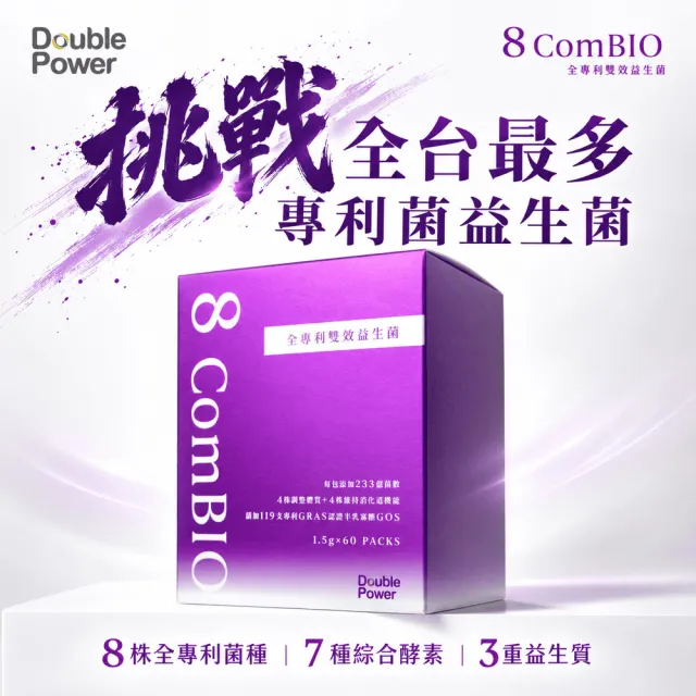 【專注唯一】Double Power 全專利雙效益生菌60包/盒