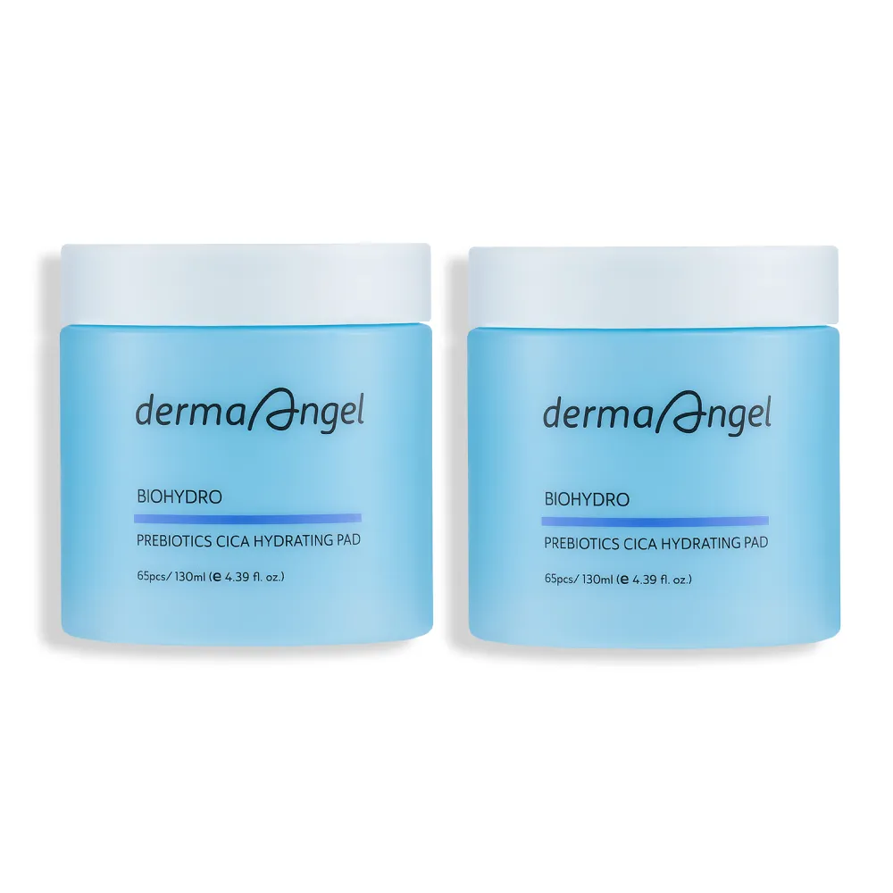 【derma Angel 護妍天使】益菌生積雪草保濕爽膚棉片2入組 (65片/入)