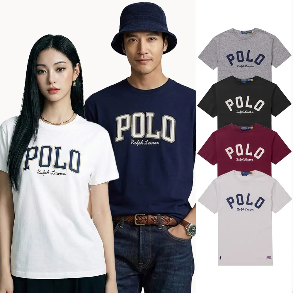 【RALPH LAUREN】RL POLO 經典印刷文字圖案短袖T恤 上衣-多色選(平輸品/短T)
