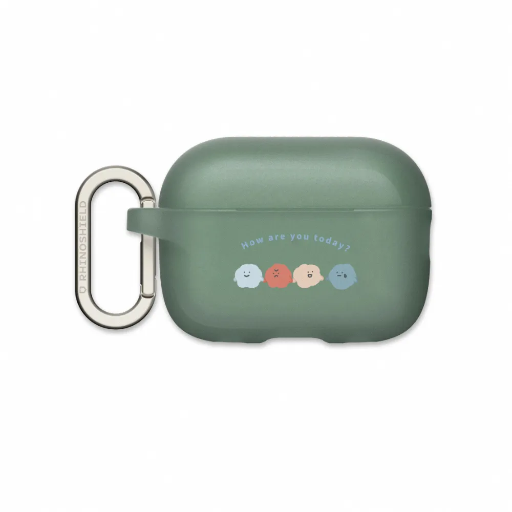 【RHINOSHIELD 犀牛盾】AirPods Pro 3/Pro 2/Pro/第5/4代耳機保護殼/手牽手一起走(方坊 Square Studio)