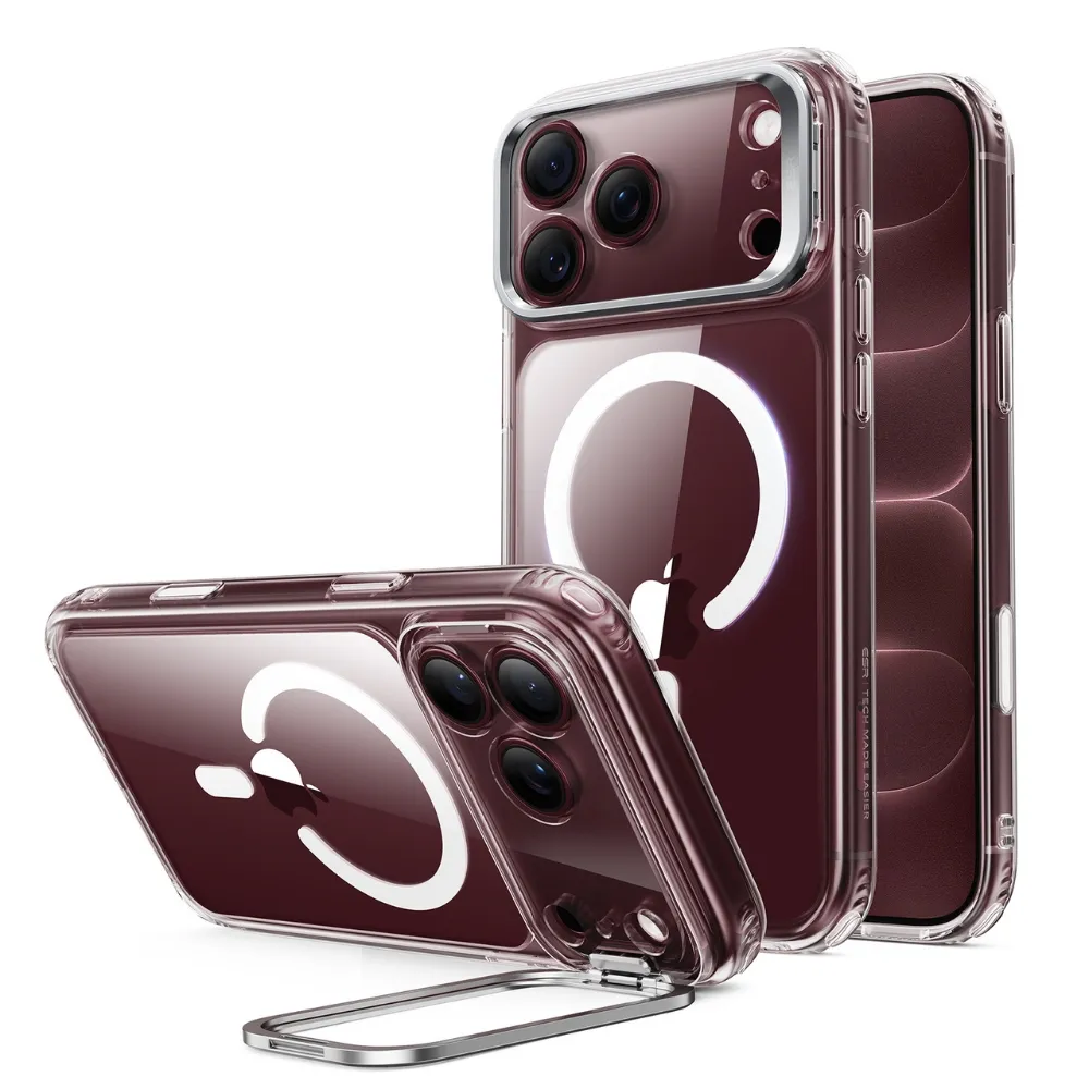 【ESR 億色】iPhone 18 系列 磁吸巧匯系列按鍵款 鏡頭支架 手機保護殼(iPhone 18 Pro)