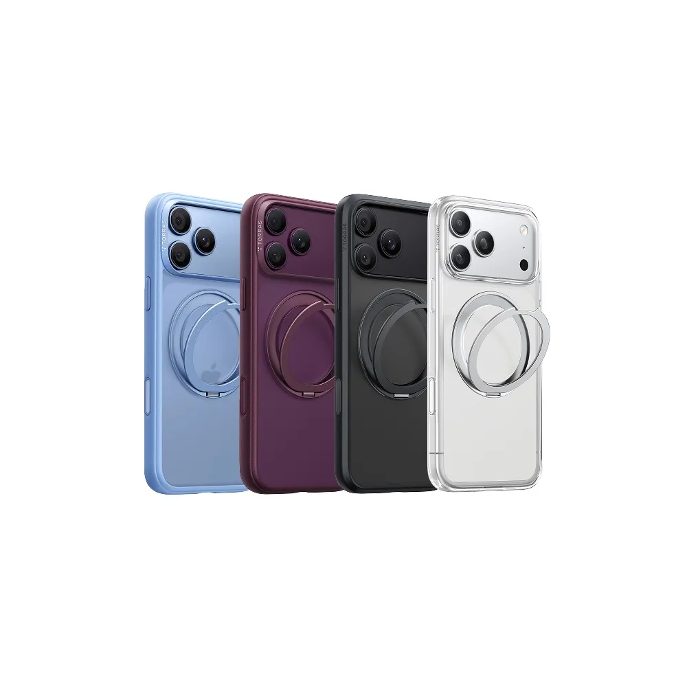 【TORRAS 圖拉斯】Ostand O1 Guardian iPhone 18系列 360度支架防摔手機殼