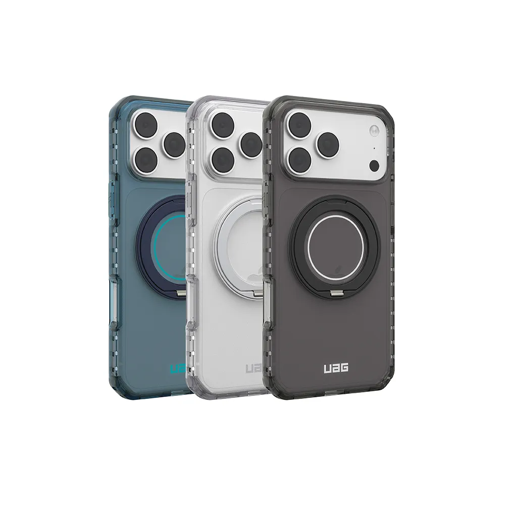 【UAG】iPhone 18/17 Pro/Pro Max 磁吸耐衝擊360支架全透保護殼(支援MagSafe 手機殼)