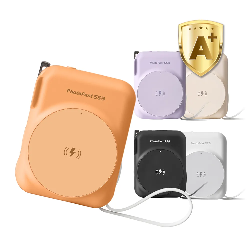 【Photofast】防爆SSB半固態行動電源 AllDay Qi2 10000mAh_38.5Wh(ALLDAYSSB10000)